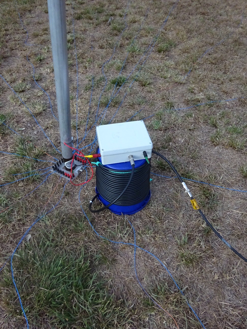 160m Vertical Antenna Choke and L/C circuit